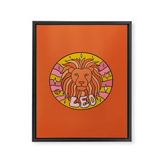 2020 Leo Framed Canvas Print