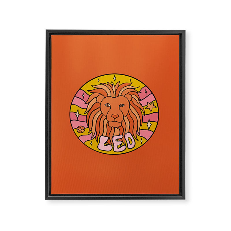 2020 Leo Framed Canvas Print