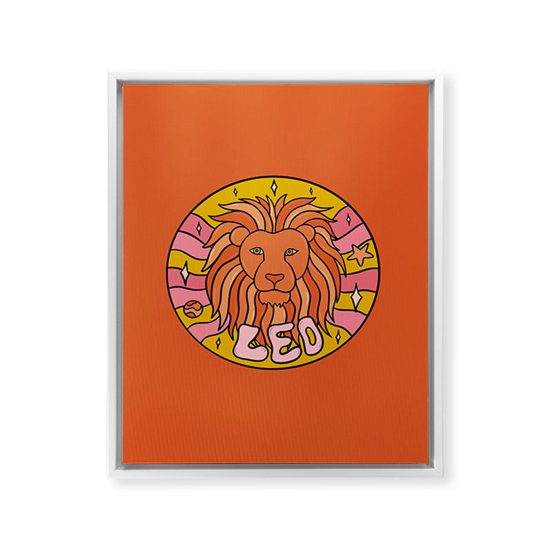 2020 Leo Framed Canvas Print