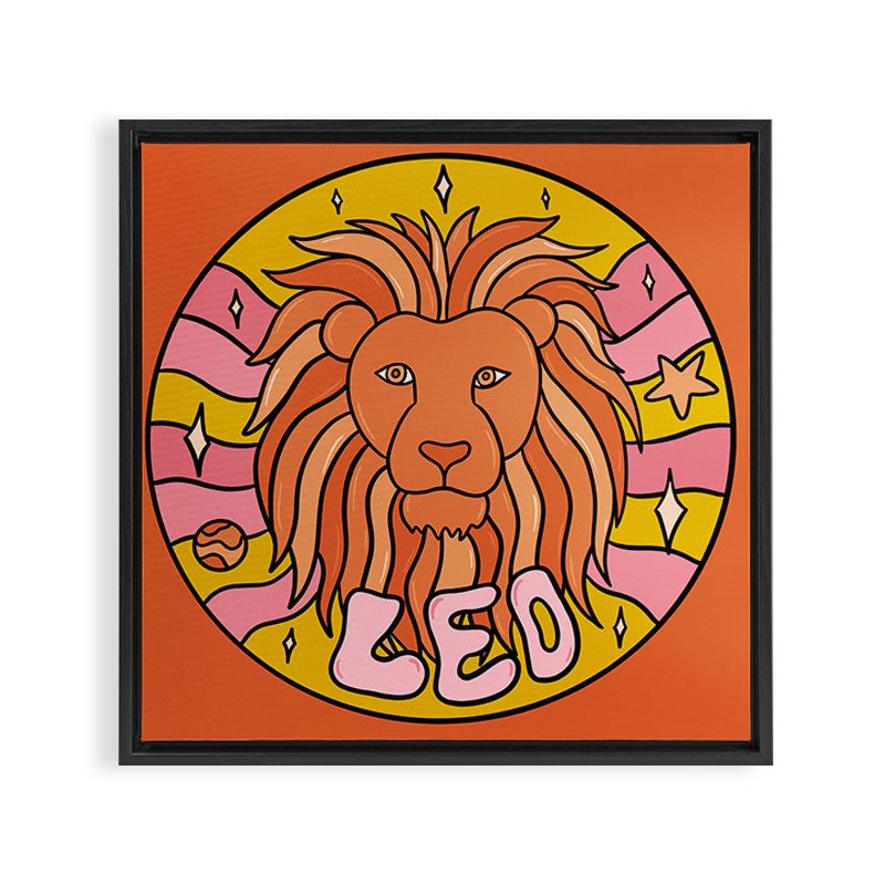 2020 Leo Framed Canvas Print