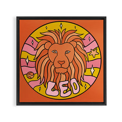 2020 Leo Framed Canvas Print