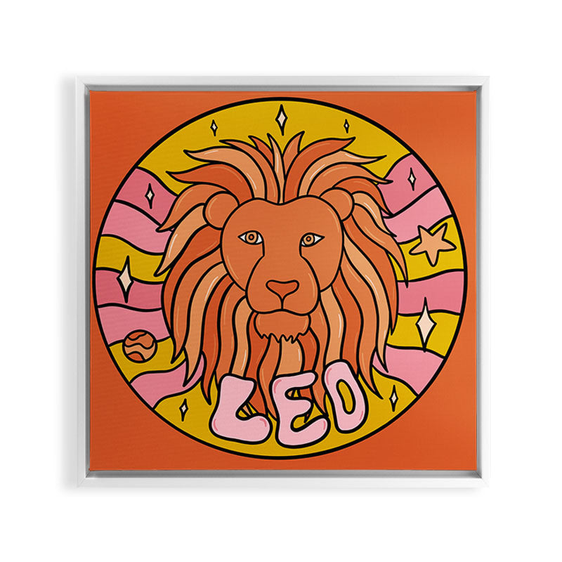 2020 Leo Framed Canvas Print