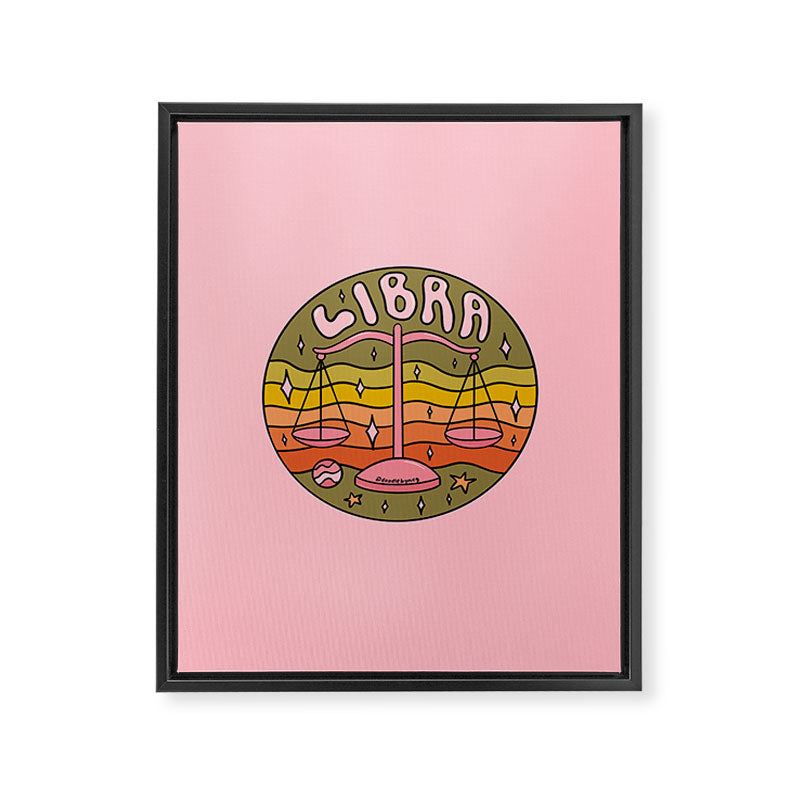 2020 Libra Framed Canvas Print
