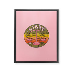 2020 Libra Framed Canvas Print