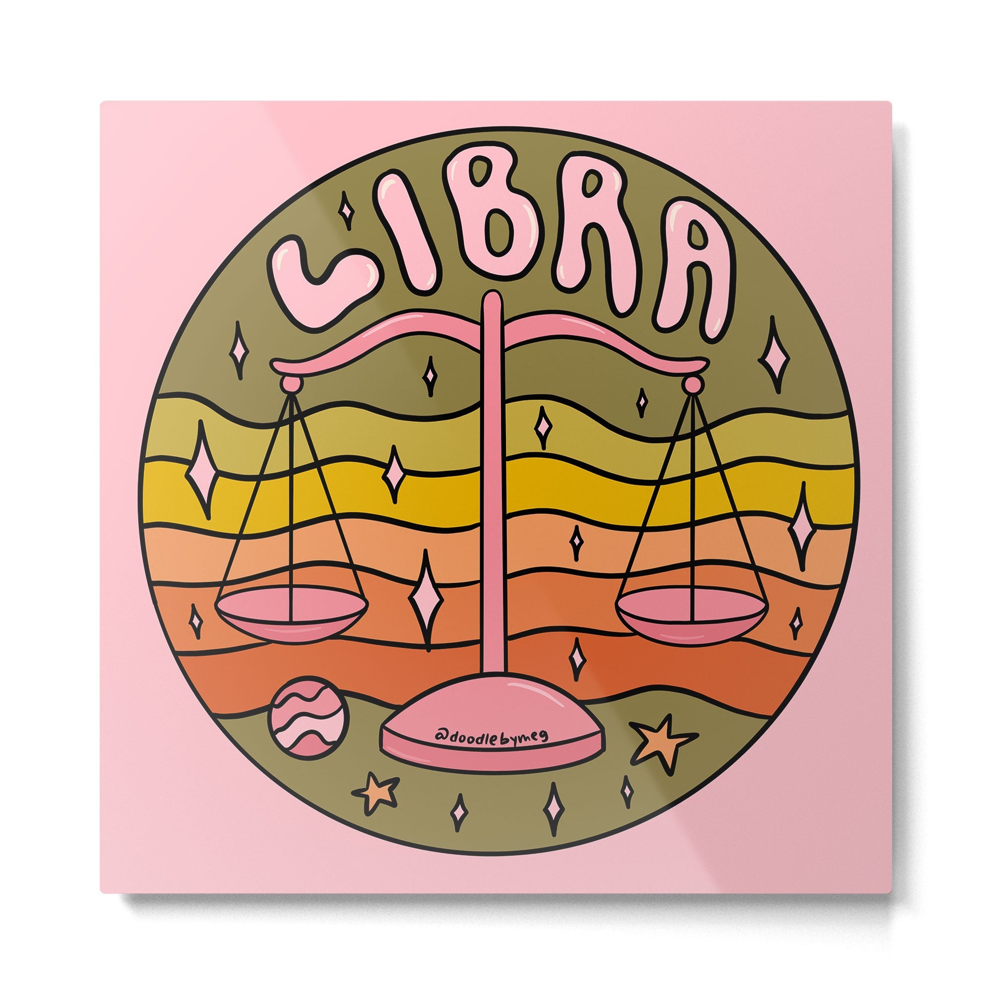 2020 Libra Metal Print