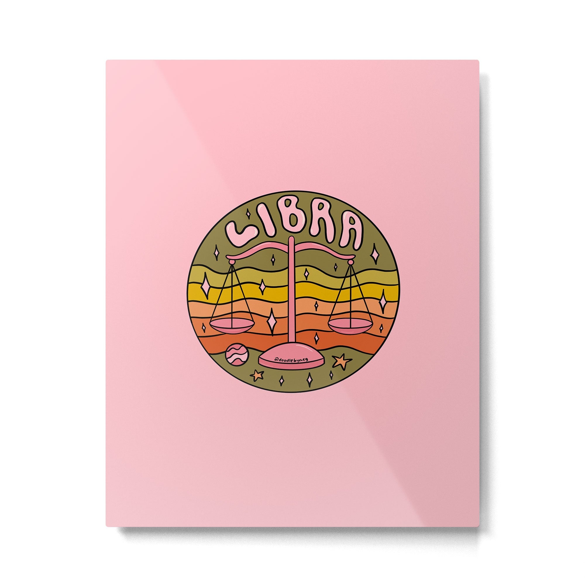 2020 Libra Metal Print