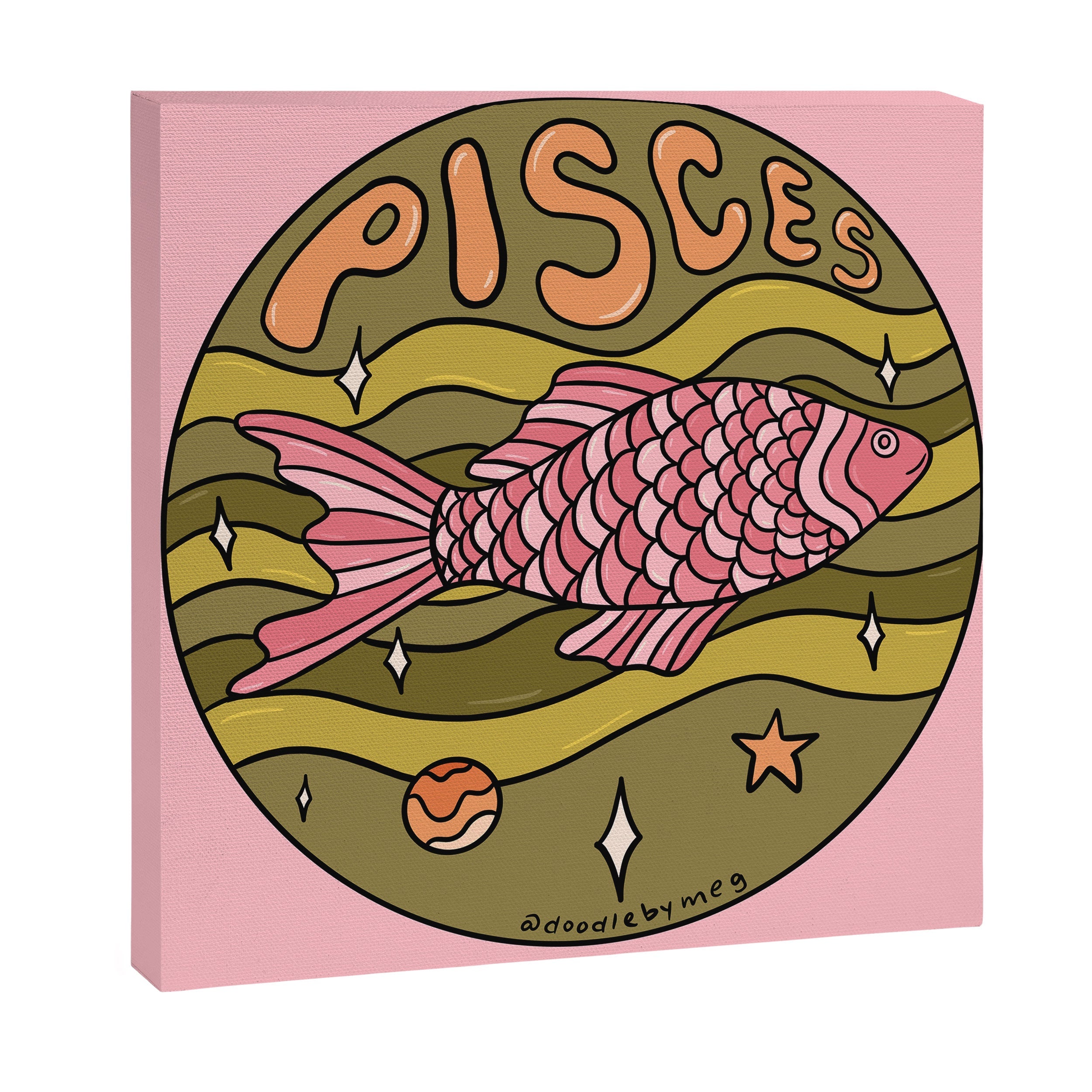 2020 Pisces Canvas Print