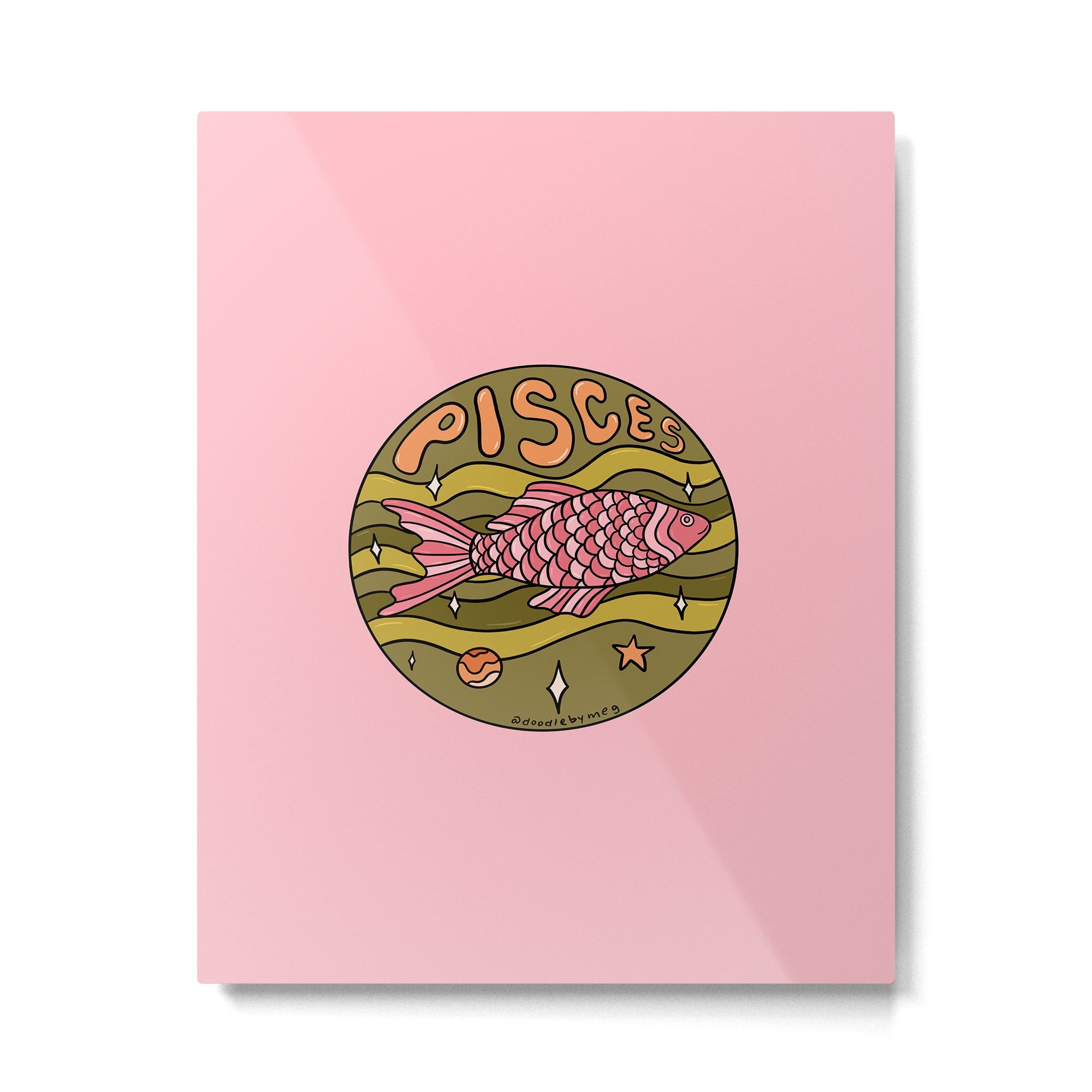 2020 Pisces Metal Print