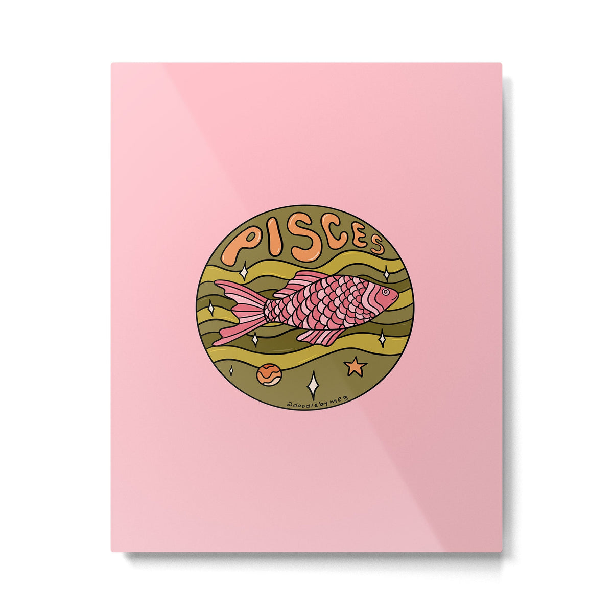 2020 Pisces Metal Print