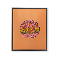 2020 Scorpio Framed Canvas Print