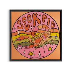 2020 Scorpio Framed Canvas Print