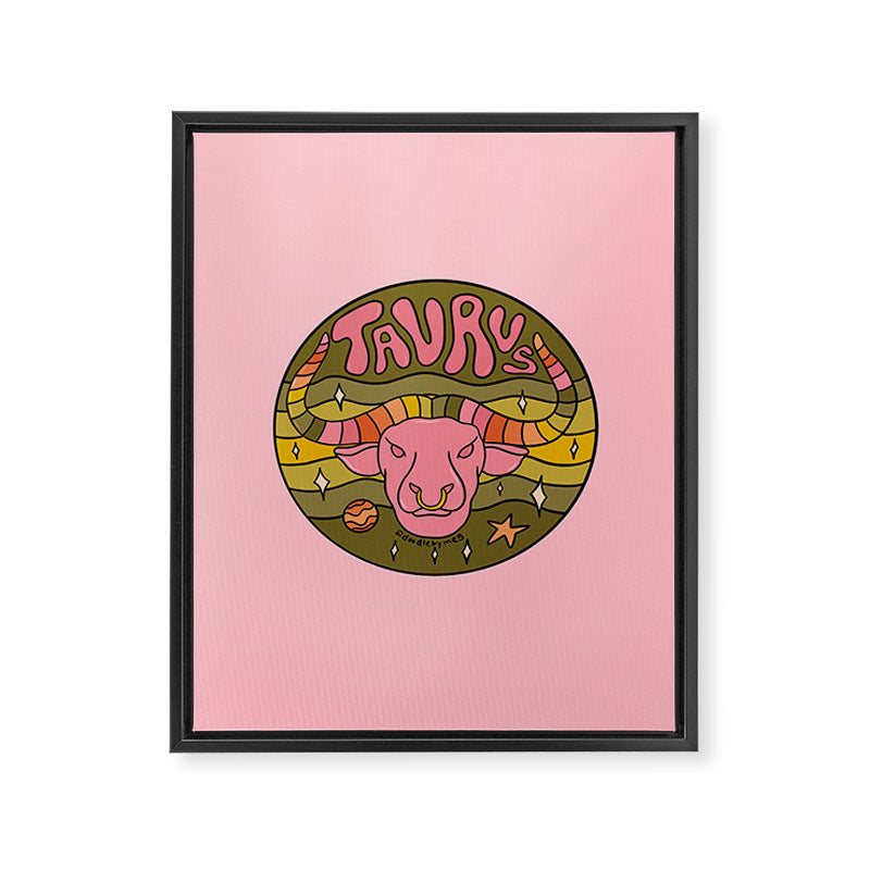 2020 Taurus Framed Canvas Print