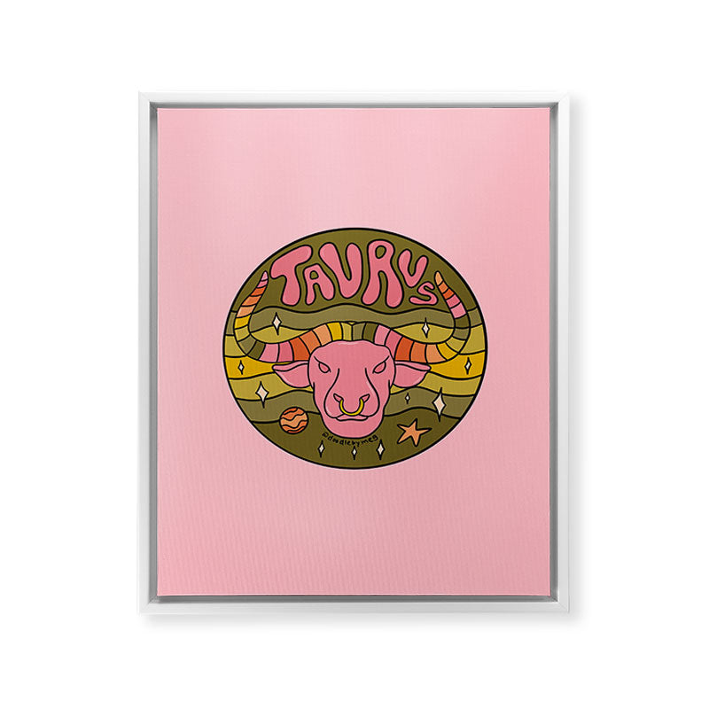 2020 Taurus Framed Canvas Print