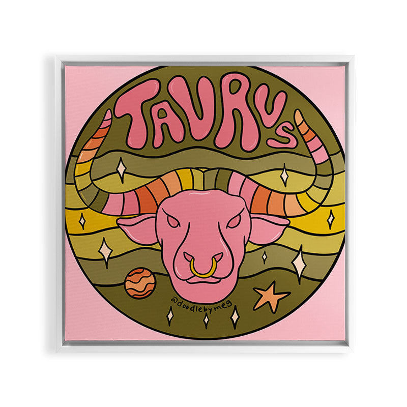 2020 Taurus Framed Canvas Print