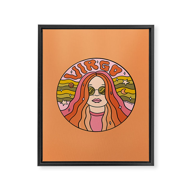 2020 Virgo Framed Canvas Print
