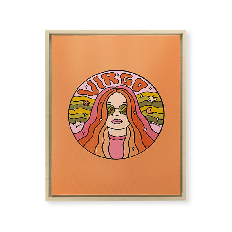 2020 Virgo Framed Canvas Print