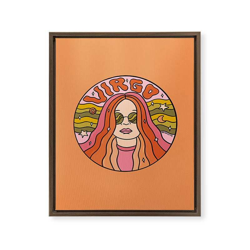 2020 Virgo Framed Canvas Print