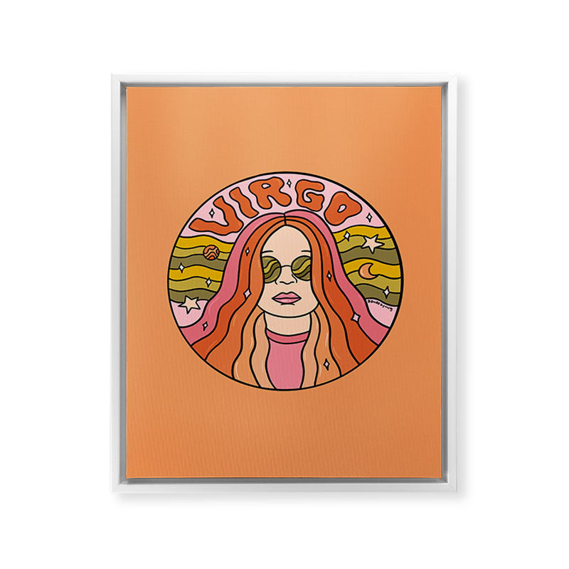 2020 Virgo Framed Canvas Print