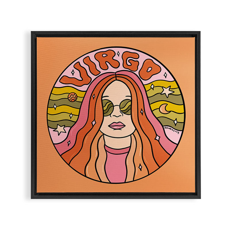 2020 Virgo Framed Canvas Print