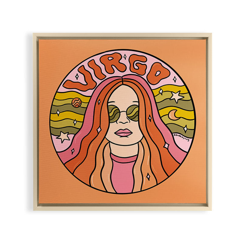 2020 Virgo Framed Canvas Print