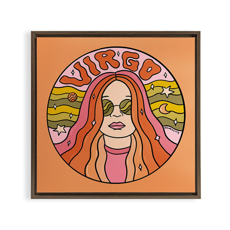 2020 Virgo Framed Canvas Print