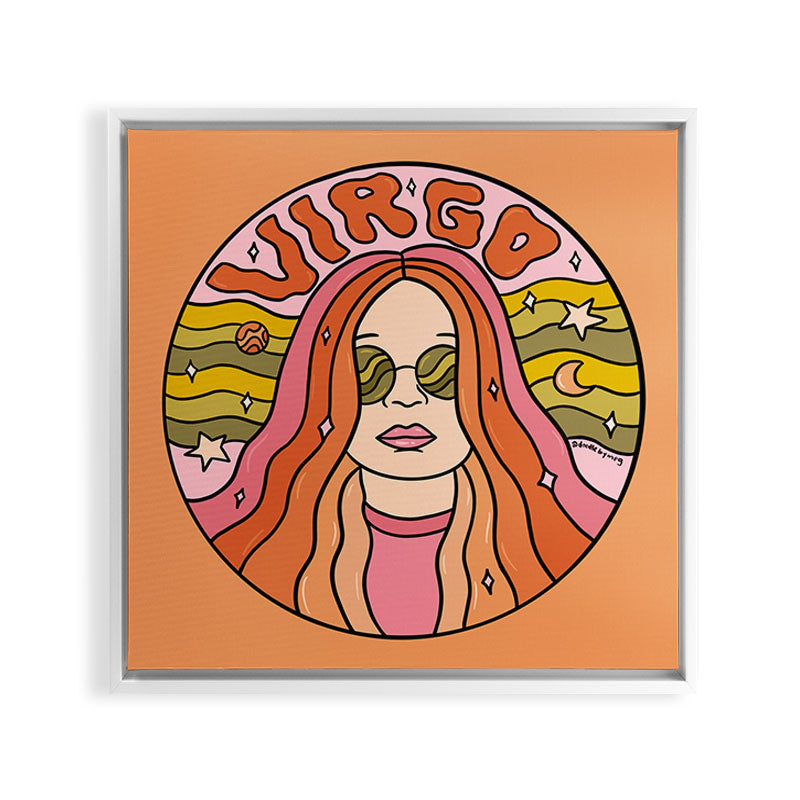 2020 Virgo Framed Canvas Print