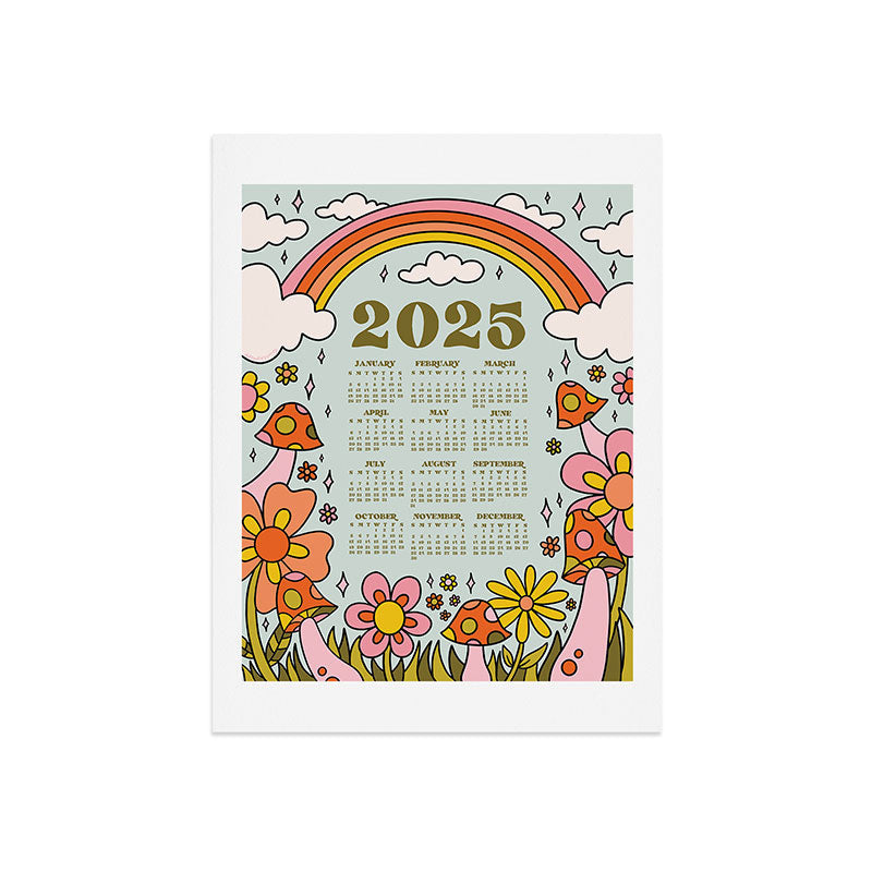 2025 Calendar Art Print