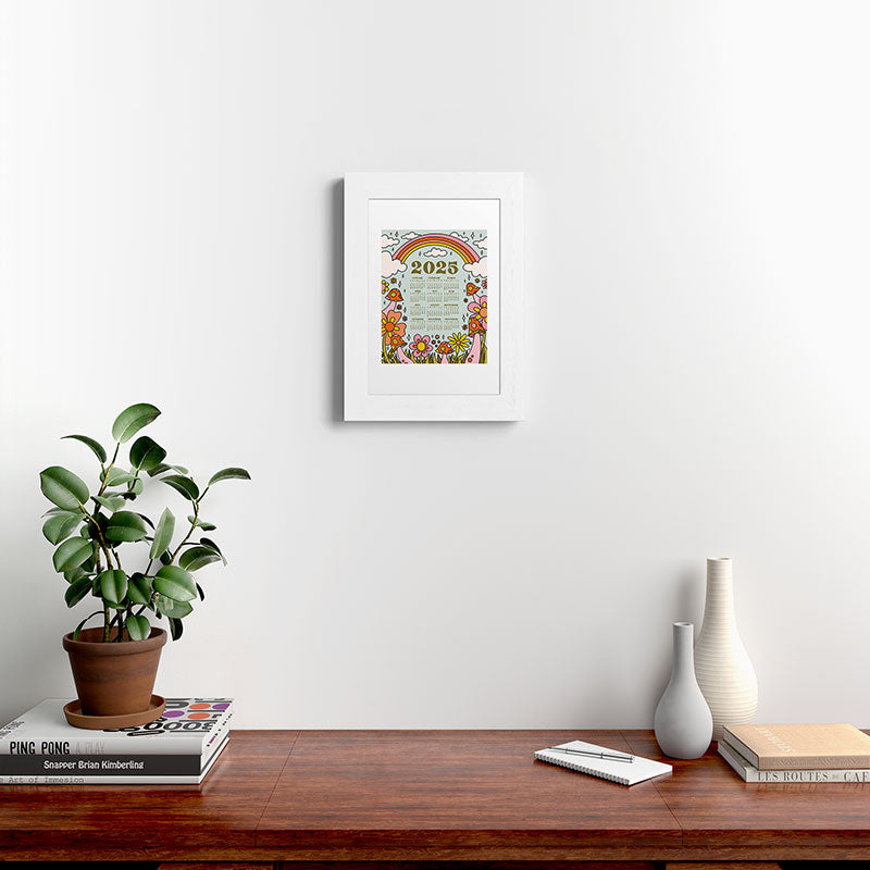 2025 Calendar Framed Art Print