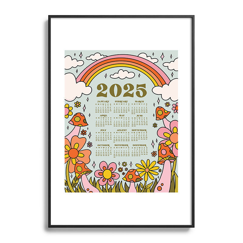 2025 Calendar Framed Art Print