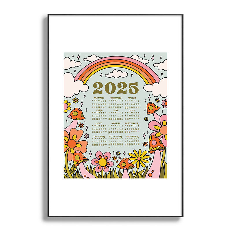 2025 Calendar Framed Art Print