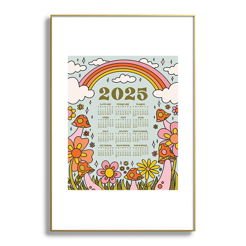 2025 Calendar Framed Art Print