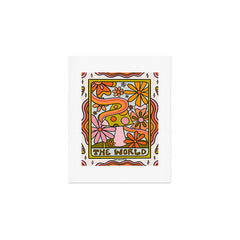 21. World Tarot Mushroom Art Print