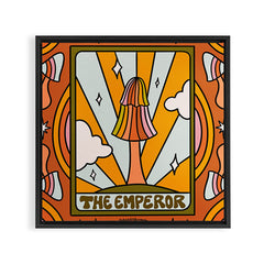 3. The Emperor Mushroom Framed Canvas Print
