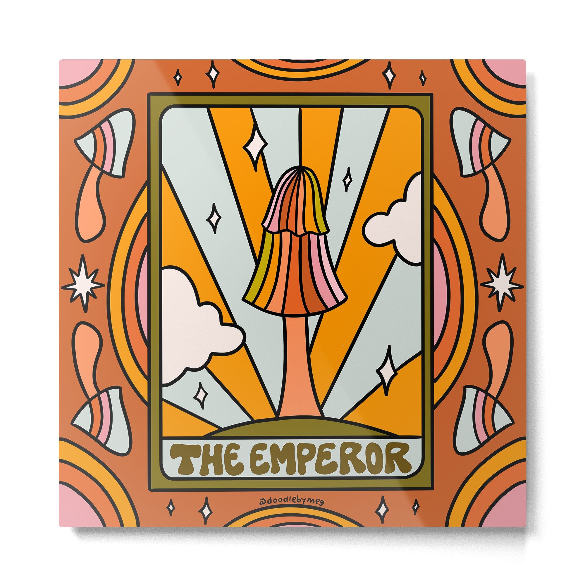 3. The Emperor Mushroom Metal Print