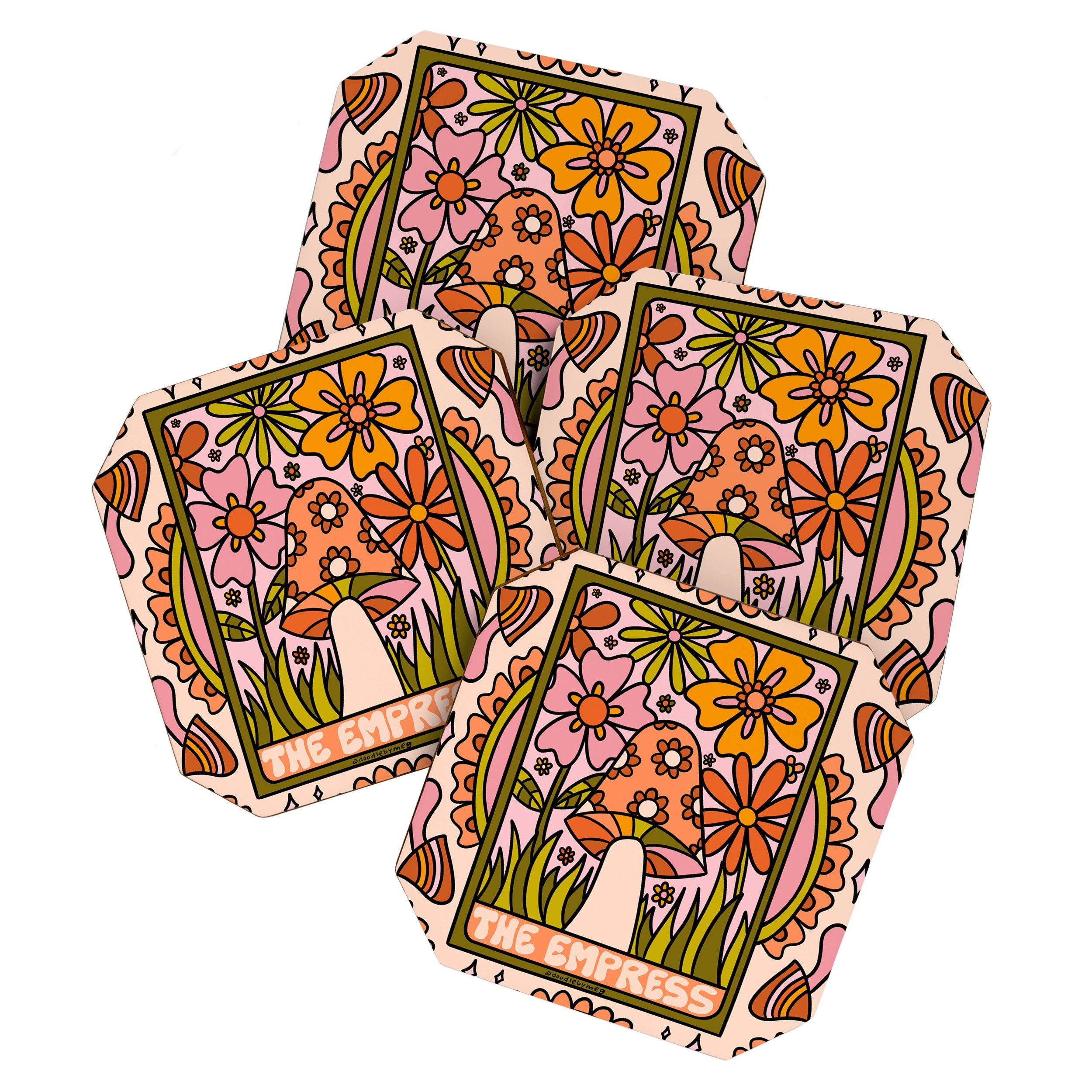4. The Empress Mushroom Coaster
