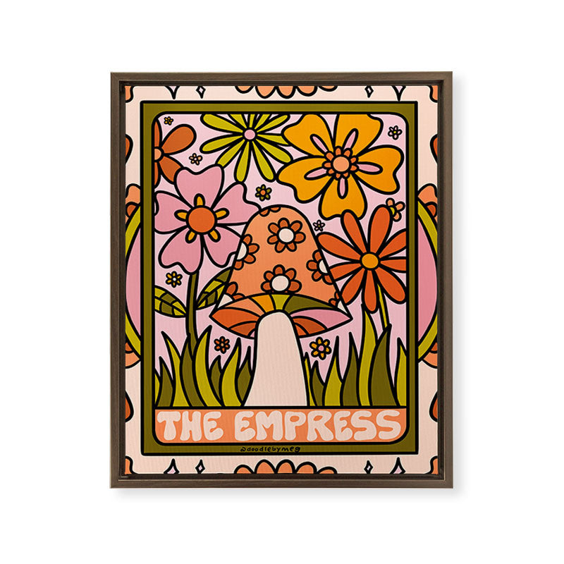 4. The Empress Mushroom Framed Canvas Print