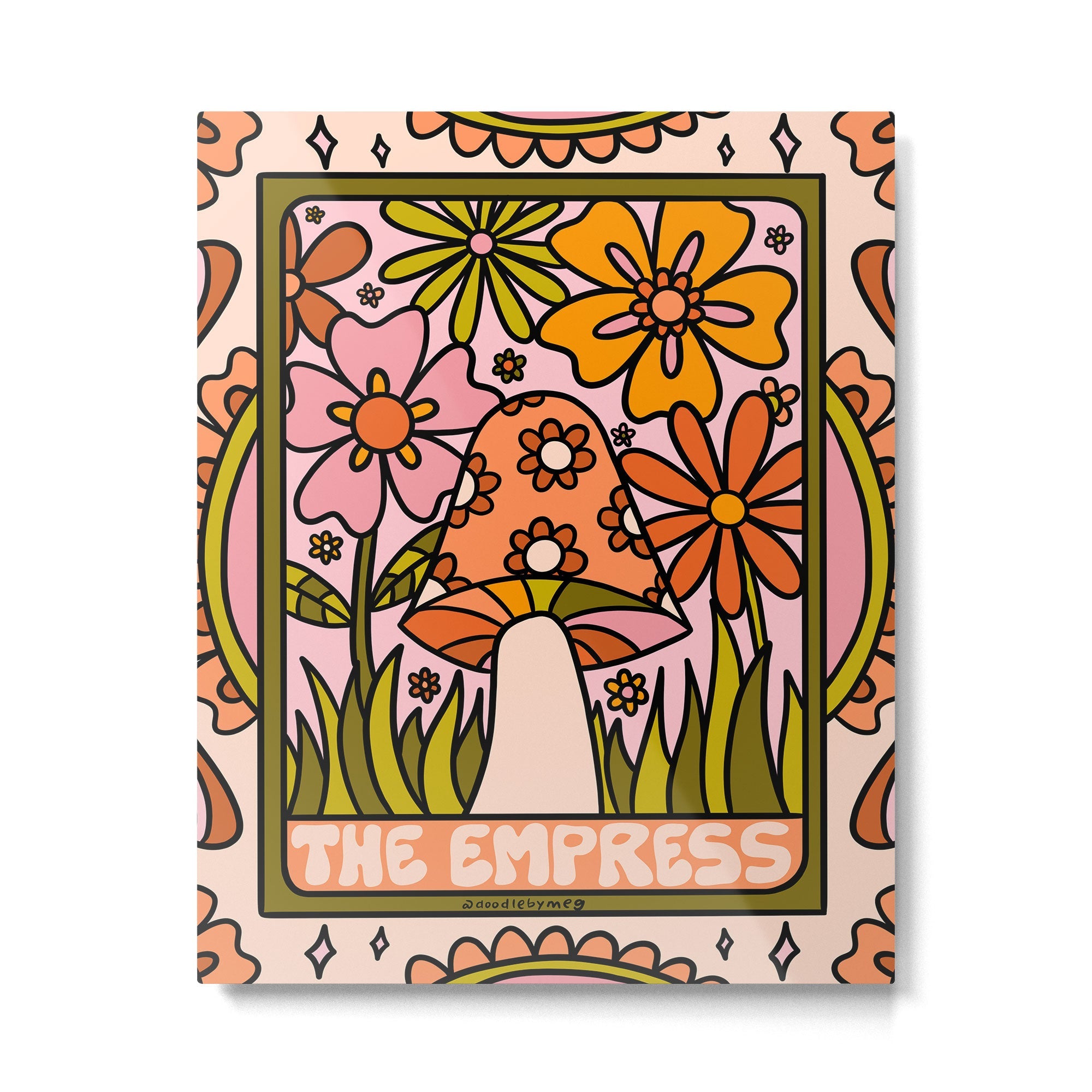 4. The Empress Mushroom Metal Print