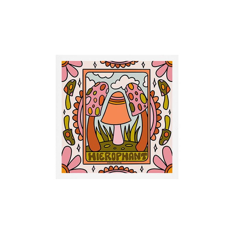 5. The Hierophant Mushroom Art Print