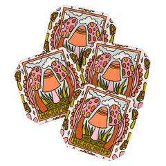 5. The Hierophant Mushroom Coaster