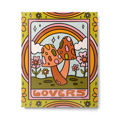 6. The Lovers Mushroom Metal Print