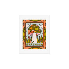 8. Strength Mushroom Art Print