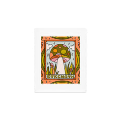 8. Strength Mushroom Art Print
