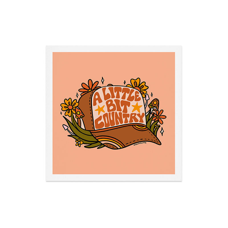 A Little Bit Country Art Print