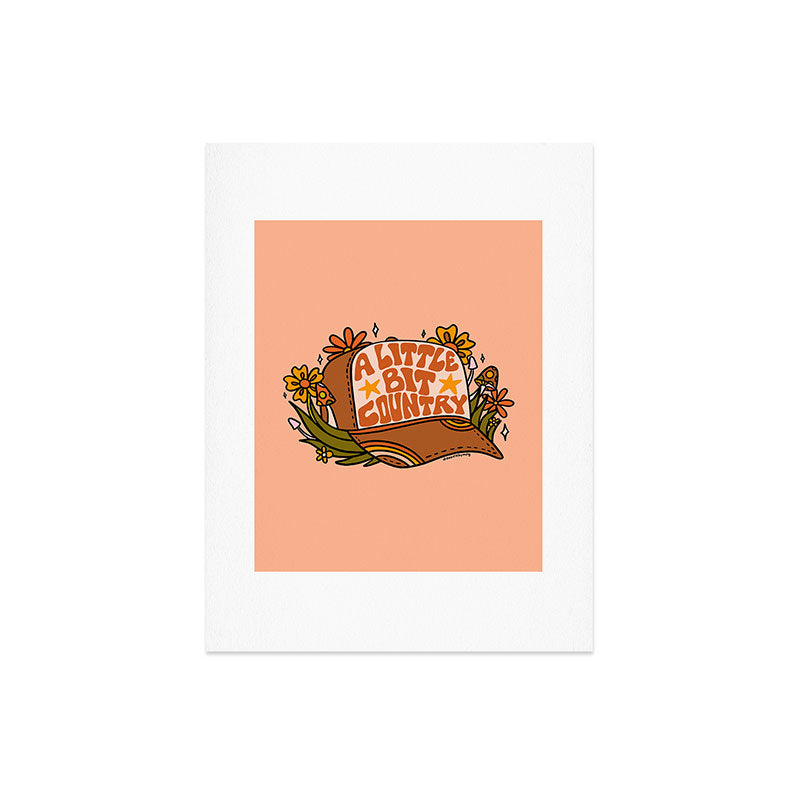 A Little Bit Country Art Print