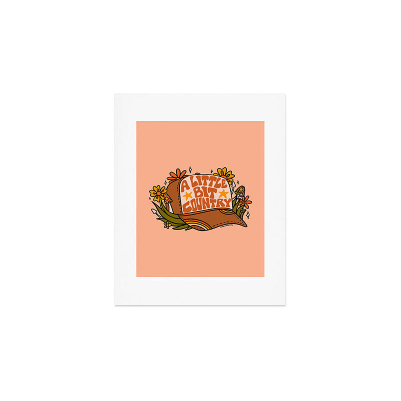 A Little Bit Country Art Print