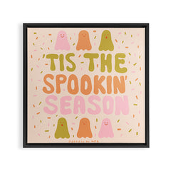Tis the Spookin Season Framed Canvas Print