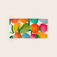 2025 BRIGHT FRUIT MARKET CALENDAR Bath Towel