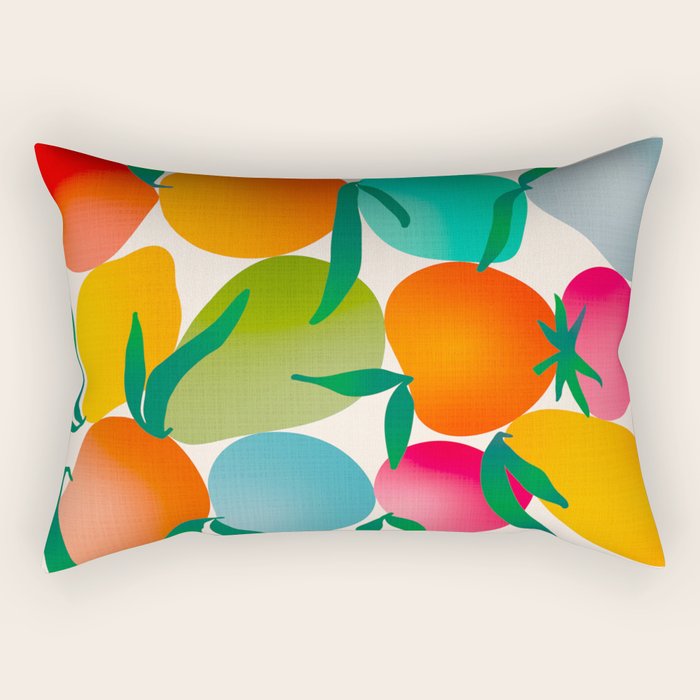 2025 BRIGHT FRUIT MARKET CALENDAR Rectangular Pillow