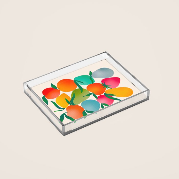 2025 BRIGHT FRUIT MARKET CALENDAR Acrylic Tray
