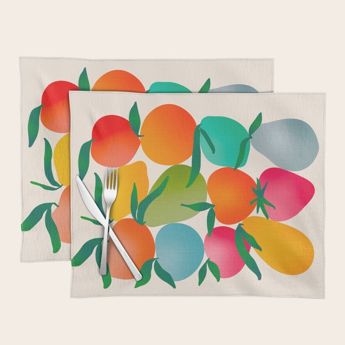 2025 BRIGHT FRUIT MARKET CALENDAR Placemat